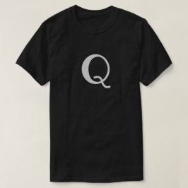 Monogram Q Men Black T - Shirt
