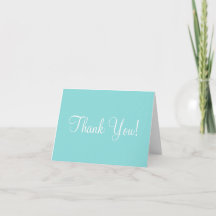 Monogram Red Heart Wedding Thank You Blue Pink