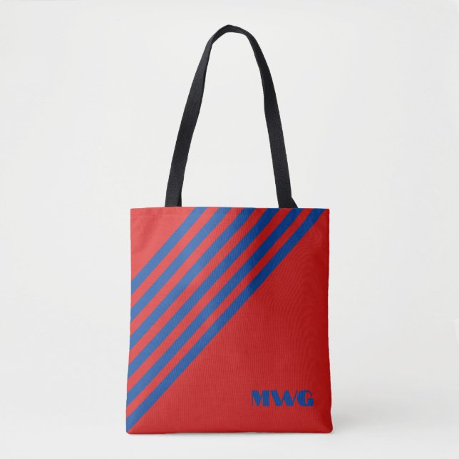 Monogram Red White Tasche (Vorderseite)