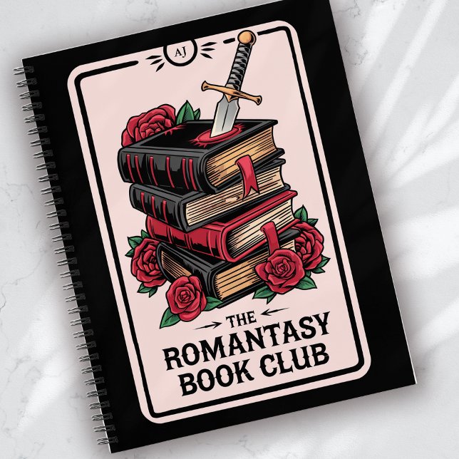Monogram Romantasy Book Club Reading Journal Notizbuch (Von Creator hochgeladen)