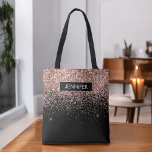 Monogram Rose Rose Gold Glitzer & Sparkline<br><div class="desc">Fügen Sie Ihren eigenen Namen oder Monogram Rosa Rose Gold Imitat Glitzer und sparkle Moderne und elegante Luxus Chic Bag. Diese Tasche kann von Ärzten,  Krankenschwestern,  Haarstylisten,  Schönheitssalon,  Makeup-Künstler,  Massage und Wellness-Center,  Augenlasche,  Augenbrauen,  Gastgebern,  Kellnerinnen,  Gesundheits- und Medizinern und Unternehmen verwendet werden.</div>