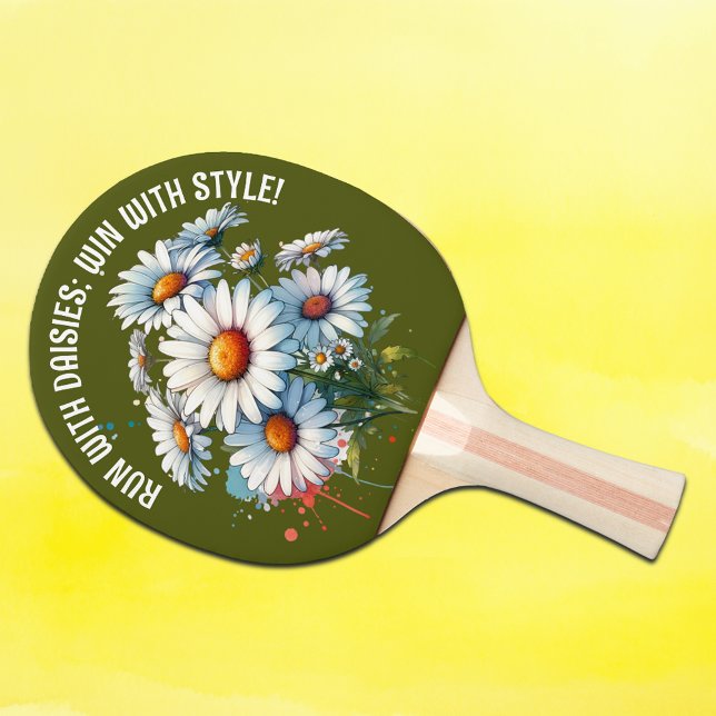 Monogram Run with daisis: Win with style Green | Tischtennis Schläger (Von Creator hochgeladen)