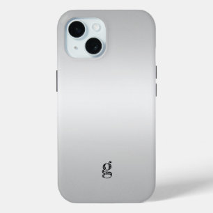 Monogram Rustic Aquamarin Gray Customize Unisex Case-Mate iPhone Hülle