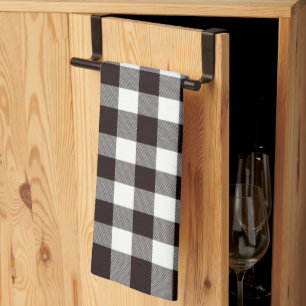Monogram Rustic Chic Kariert Geschirrtuch