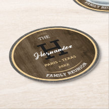 Monogram Rustic wood Family Wiedersehen Country Br