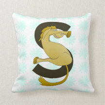 Monogram S Funny Pony Customized