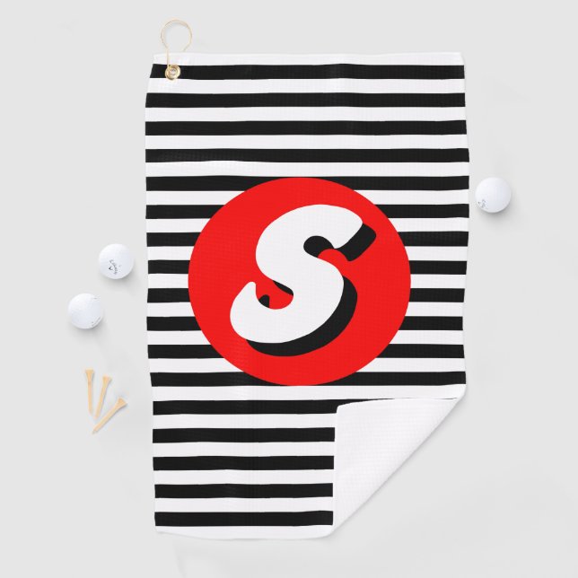 Monogram S Golfhandtuch (Insitu)