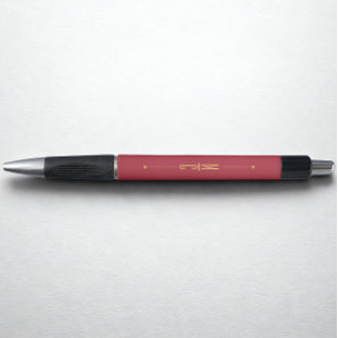 Monogram Schwarz Gold Moderne Minimalistische El Kugelschreiber