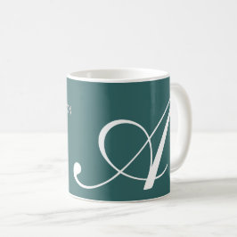 Monogram Script Hair Stylist Kaffeetasse