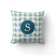 Monogram Sea Turtle Pattern Blue