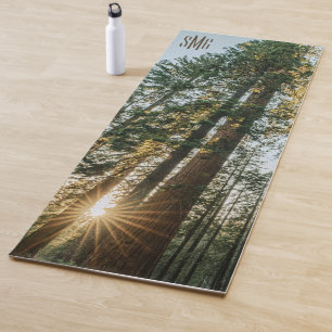 Monogram Sequoia Trees Giants Forest Nature Yogamatte