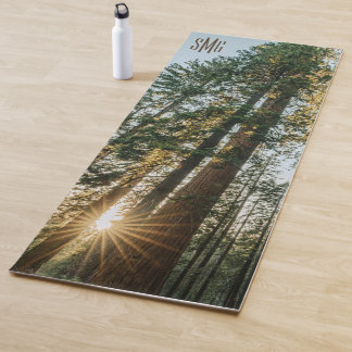 Monogram Sequoia Trees Giants Forest Nature Yogamatte
