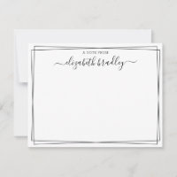 Monogram Signature Girly Script vom Schreibtisch d