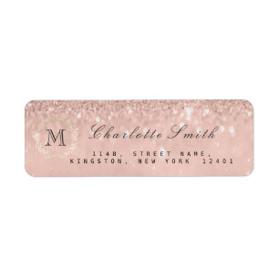 Monogram Silver Glitzer Skinny UAWG Bridal Wedding