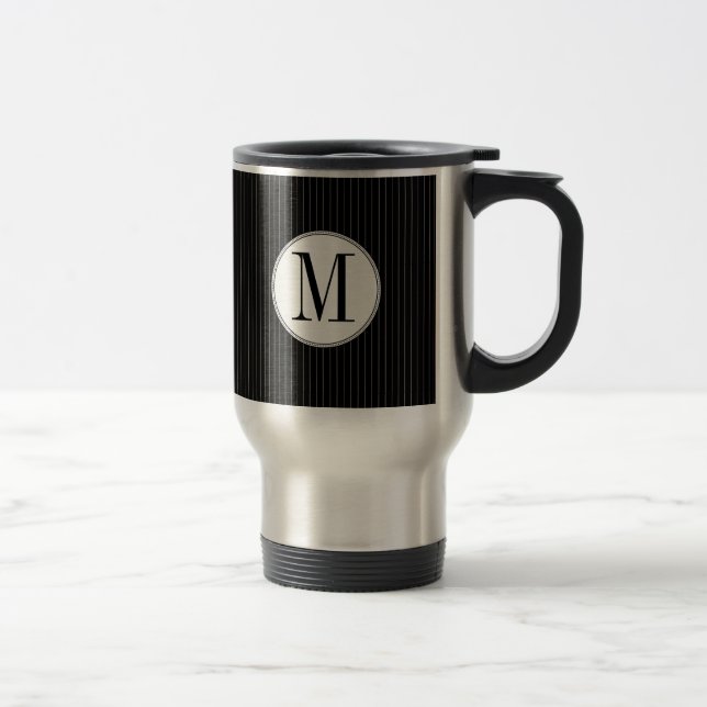 Monogram-Single-Tasse Reisebecher (Rechts)