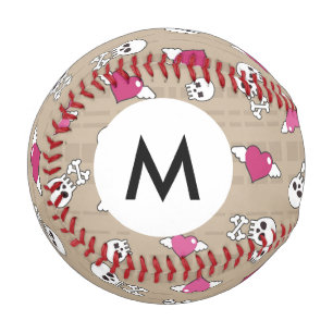 Monogram Skulls Baseball