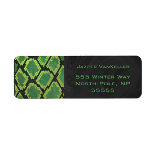 Monogram Snake Green und Black