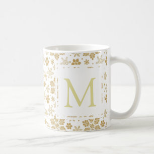 Monogram Snowflake Tasse