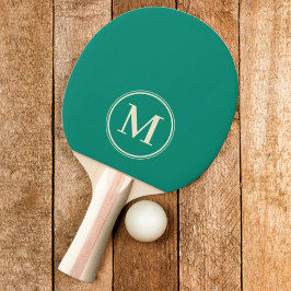 Monogram Solid Aqua Beach Breeze Color Tischtennis Schläger