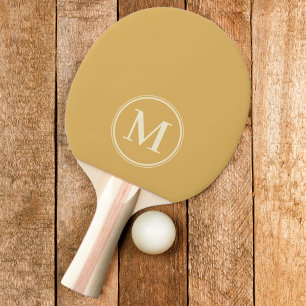 Monogram Solid Sand Sonnenaufgang-Farbe Tischtennis Schläger