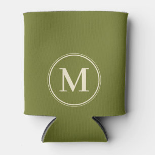 Monogram Solid Sweet Olive Farbe Dosenkühler