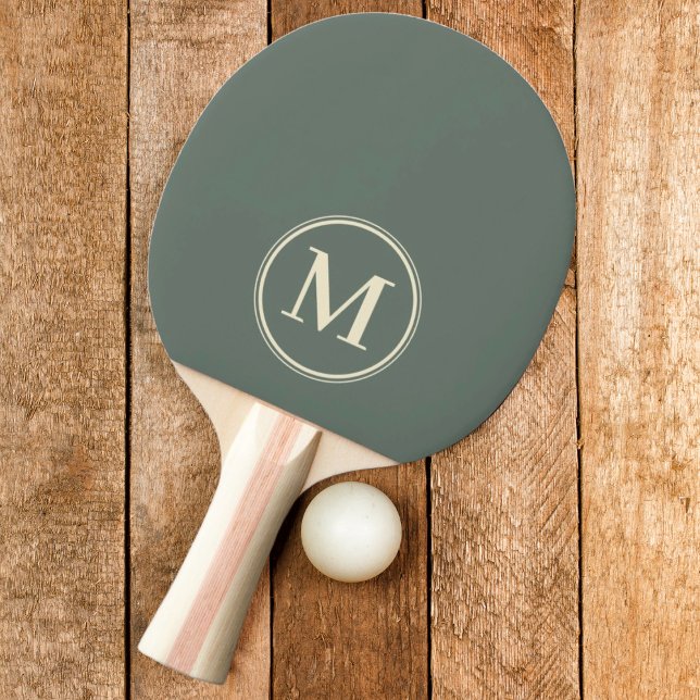 Monogram Solid Warm Grau Farbe Tischtennis Schläger (Von Creator hochgeladen)
