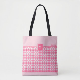 Monogram Square Pattern Toe Bag