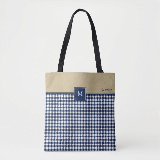 Monogram Square Pattern Toe Bag (Vorderseite)
