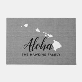 Monogram Staat Doormat der Hawaii-Familie Fußmatte