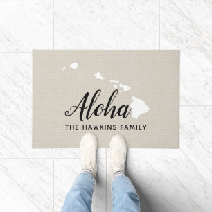 Monogram Staat Doormat der Hawaii-Familie Fußmatte