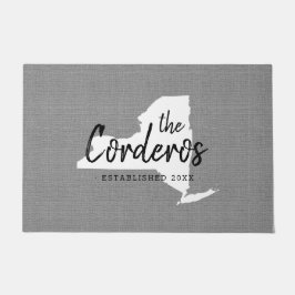 Monogram Staat Doormat der New York-Familie Fußmatte