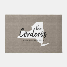 Monogram Staat Doormat der New York-Familie Fußmatte