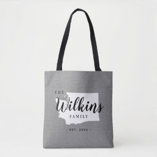 Monogram Staat Tote Bag