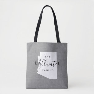 Monogram Staat Tote Bag der Familie Arizona