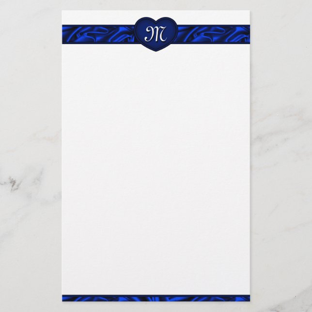 Monogram Stationery Briefpapier (Vorderseite)