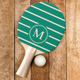 Monogram Strip Aqua Beach Breeze Color Tischtennis Schläger