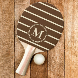 Monogram Strip Deep Forest Brown Farbe Tischtennis Schläger