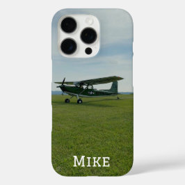 Monogram Stylish Airplane Foto, Aviation iPhone 16 Pro Hülle