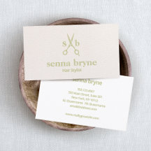 Monogram Stylist-Schere Rosa Leder