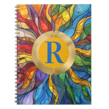 Monogram Sun Mosaik Hartglas