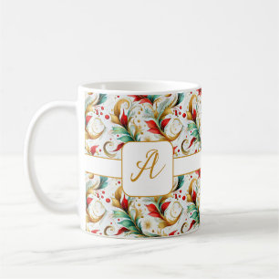Monogram Swirbelt blumenreich Kaffeetasse