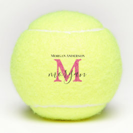 Monogram Tennis Gifts For Her Player Women Girls Tennisbälle