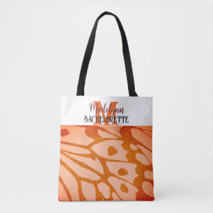 Monogram Terracotta Butterfly Wing Bridesmaid