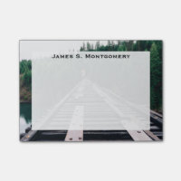 Monogram Traffic Railroad Tracks Green Woods Water