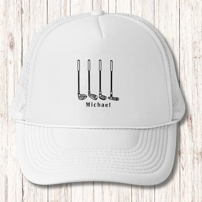 Monogram-Trauzeuge-Hut | Golf Clubs Hat Truckerkappe (Von Creator hochgeladen)