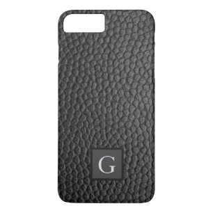Monogram Trauzeuge Trauzeuge Black Leather Print Case-Mate iPhone Hülle