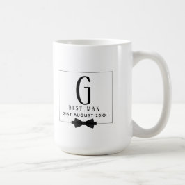 Monogram TRAUZEUGE Trauzeugen Trauzeuge Schwarze K Kaffeetasse