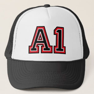Monogram Trucker Hat ‚A1‘ Truckerkappe