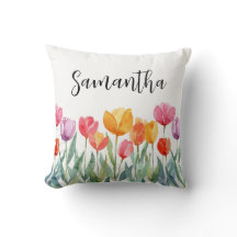 Monogram Tulips Frühlingsblumen farbenfroh und frö