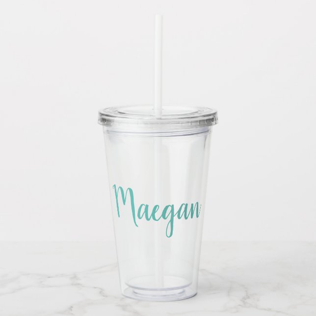 MONOGRAM Tumbler Acryltrinkbecher (Vorderseite)
